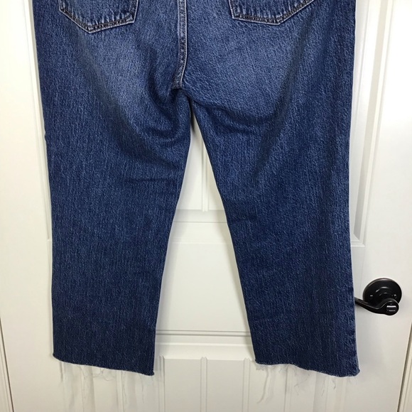 Good American Good Boy Frayed Hem Boyfriend Jeans Size 29P. - Picture 9 of 11